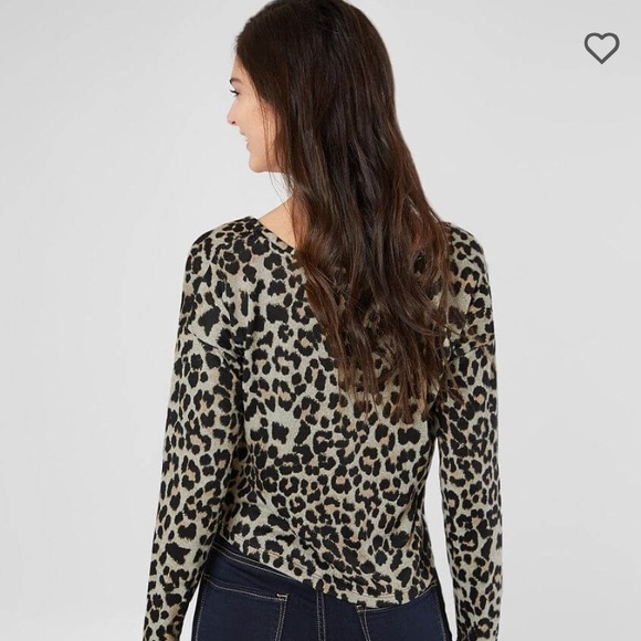 Hiatus Leopard Cropped Sweater - Picture 7 of 7